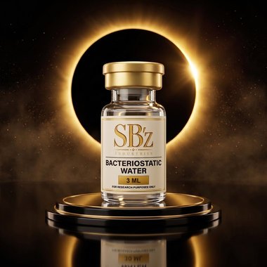 Bacteriostatic Water vial mockup